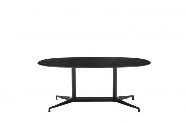 Herman Miller Civic ovale vergadertafel 160 x 100 cm   0