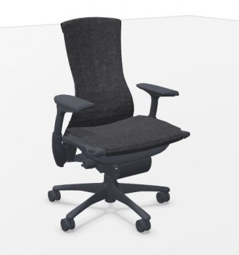 Herman Miller Embody Medley zwart - bruin  CN132AWAA G1 G1 BB 1HA16 1