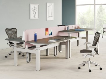 Herman Miller Ratio bureau elektrisch verstelbaar  RY3XS 1