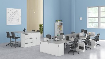 Herman Miller Paragraph FN1FN 0708 open kast 2OH  FN1FN.0708 3