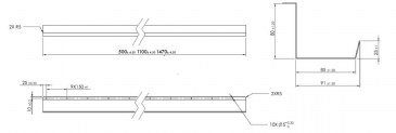 Kabelgoot SUN 1470 mm    470605.147000000 3