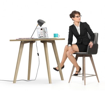 Mood T3 Vergadertafel H90 T0900 80 x 160 cm  MOOD#T3 T0900 1