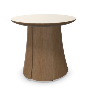Narbutas Botany bijzet tafel rond Ø 45 cm met houten poot  CBD045 1