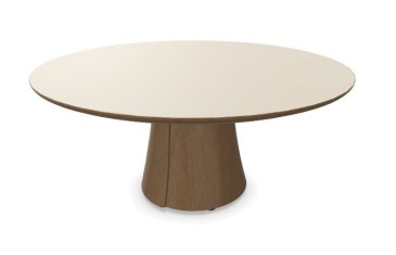 Narbutas Botany bijzet tafel rond Ø 90 cm met houten poot  CBD090 1