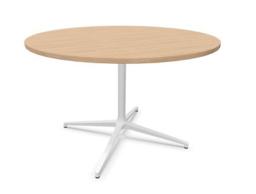 Narbutas Botany vergadertafel Ø 120 cm met metalen onderstel   CBE120 1