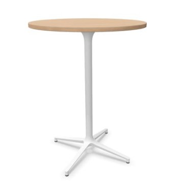 Narbutas Botany vergadertafel hoog Ø 80 cm met metalen onderstel   CBG080 1