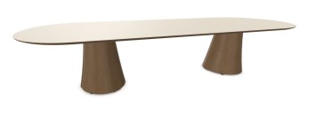 Narbutas Botany vergadertafel ovaal 360 x 120 cm met houten poten  CBC360 1