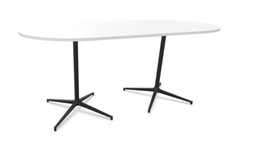 Narbutas Botany vergadertafel hoog ovaal 240 x 120 cm met metalen onderstel  CBH240 0