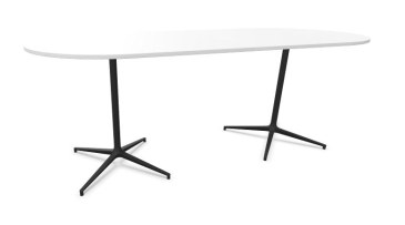 Narbutas Botany vergadertafel hoog ovaal 280 x 120 cm met metalen onderstel  CBH280 0