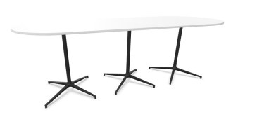 Narbutas Botany vergadertafel hoog ovaal 320 x 120 cm met metalen onderstel  CBH320 0