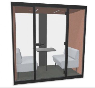 Narbutas Sonus M vergaderruimte met glazen achterwand  SON200 0