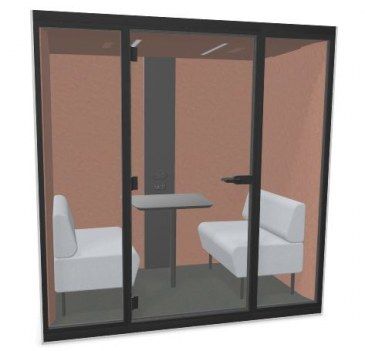 Narbutas Sonus M vergaderruimte met PET achterwand  SON202 1