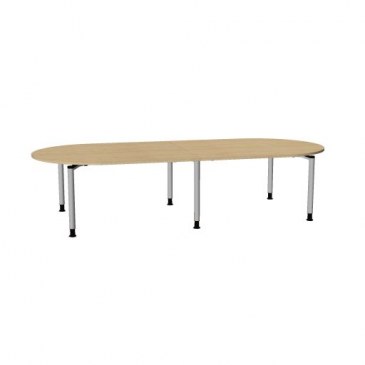 OKA bureau DeskLine1 afgeronde hoeken 320 x 140 cm  T19208 0