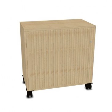 OKA houten kast op wielen 80,5x80x45cm  FAAAD15 0