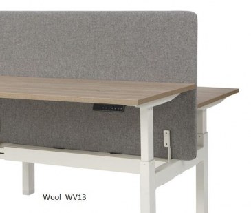 Orange Office akoestiek basic wand t.b.v. duo werkplek 160 cm breed   NA8016WV 0