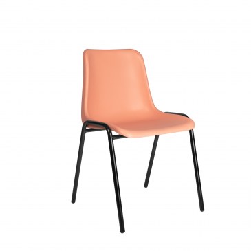 Orange Office kantinestoel Sabine zwart  04062Z 1