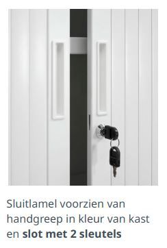 Orange Office roldeurkast 198x120x43 cm  RBN198 4