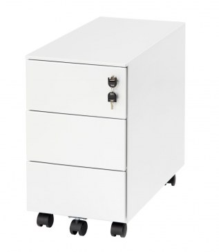 Orange Office rolcontainer smal 3 laden   CTSM3 1