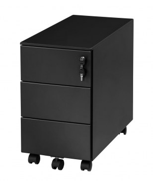 Orange Office rolcontainer smal 3 laden   CTSM3 0