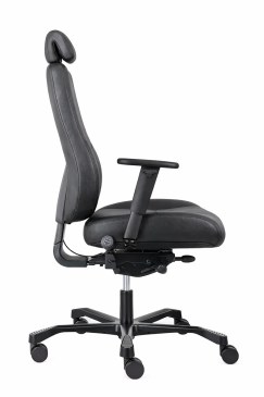 Tilburg 24 uurs bureaustoel - leder  TIL_TBLE 1