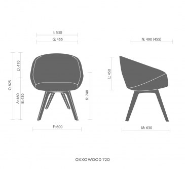 Bejot Oxxo OCW720 vergaderstoel  OCW720 5
