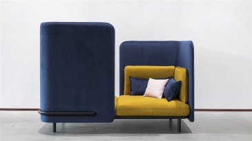 Buzzispace BuzziSpark akoestische loungebank  BuzziSpark 1