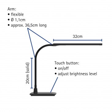 Thovip bureaulamp Pirro LED   470456.000000000.000 1